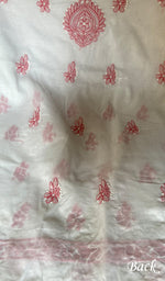 Load image into Gallery viewer, Women's Lakhnavi Handcrafted Cotton Unstitched Chikankari Suit Material - HONC0354984