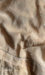 将图像加载到图库查看器中， Women&#39;s Lakhnavi Handcrafted Mul Chanderi Unstitched Kurta And Dupatta Set- HONC0309595
