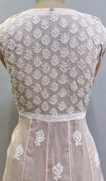 将图像加载到图库查看器中， Abisha Women&#39;s Lucknowi Handcrafted Cotton Chikankari Angrakha - HONC0232860
