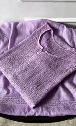 将图像加载到图库查看器中， Women&#39;s Lakhnavi Handcrafted Kota Cotton Semi - Stitched Kurta And Dupatta Set- HONC0314210
