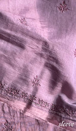 Load image into Gallery viewer, Women&#39;s Lakhnavi Handcrafted Mul Chanderi Chikankari Full Suit Material - HONC0271168
