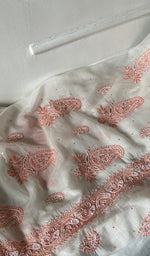 Load image into Gallery viewer, Women's Lakhnavi Handcrafted Mul Chanderi Unstitched Kurta And Dupatta Set - HONC0371881