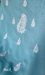 Load image into Gallery viewer, Vamika Women's Lucknowi Handcrafted Faux-Georgette Unstitched Chikankari Suit Material - HONC0330341