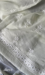 Load image into Gallery viewer, Women's Lakhnavi Handcrafted Unstitched Cotton Chikankari Suit Material - HONC0317376