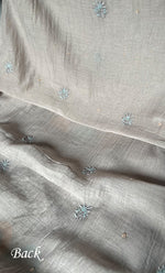 Load image into Gallery viewer, Women&#39;s Lakhnavi Handcrafted Mul Chanderi Unstitched Kurta And Dupatta Set- HONC0307471
