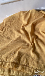 Load image into Gallery viewer, Women's Lakhnavi Handcrafted Mul Chanderi Unstitched Chikankari Full Suit Material - HONC0328108