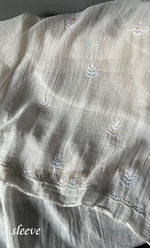 Load image into Gallery viewer, Women&#39;s Lakhnavi Handcrafted Mul Chanderi Unstitched Kurta And Dupatta Set - HONC0307461
