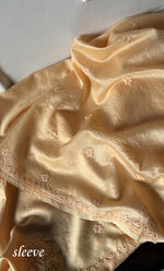 将图像加载到图库查看器中， Women's Lucknowi Handcrafted Chanderi Silk Chikankari Full Suit Material - HONC0322710