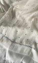 Load image into Gallery viewer, Women&#39;s Lakhnavi Handcrafted Mul Chanderi Unstitched Kurta And Dupatta Set- HONC0311968
