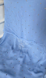 Load image into Gallery viewer, Women's Lucknowi Handcrafted Viscose Georgette Unstitched Chikankari Suit Material - HONC0338161