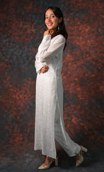 将图像加载到图库查看器中， Women&#39;s Lakhnavi Handcrafted Viscose Georgette Chikankari Kurti - HONC0327258
