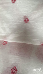 将图像加载到图库查看器中， Women's Lakhnavi Handcrafted Mul Chanderi Unstitched Kurta And Dupatta Set - HONC0369369