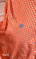 Load image into Gallery viewer, Women&#39;s Lakhnavi Handcrafted Chanderi Silk Unstitched Kurta And Dupatta Set - HONC0324542
