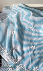 Load image into Gallery viewer, Shumaira Women's Lakhnavi Handcrafted Cotton Chikankari Unstitched Kurti Fabric - HONC0326387