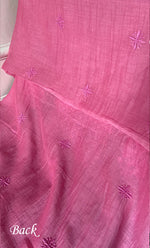 Load image into Gallery viewer, Women's Lakhnavi Handcrafted Unstitchd Mul Chanderi Kurta And Dupatta Set - HONC0310807