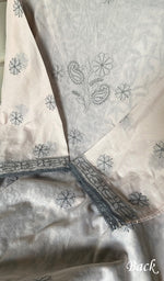 Load image into Gallery viewer, Hiba Women's Lakhnavi Handcrafted Unstitched Cotton Chikankari Suit Material - HONC0348836
