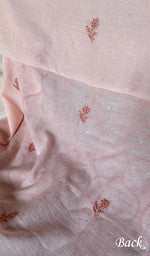 Load image into Gallery viewer, Women's Lakhnavi Handcrafted Maheshwari Mul Chanderi Unstitched Kurta And Dupatta Set - HONC02609390