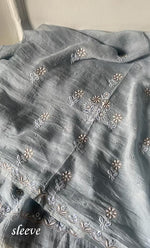 Load image into Gallery viewer, Women&#39;s Lakhnavi Handcrafted Mul Chanderi UnStitched Kurta And Dupatta Set - HONC0318519
