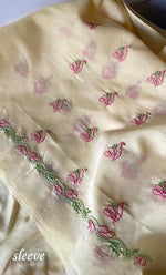 Load image into Gallery viewer, Women's Lakhnavi Handcrafted Unstitched Cotton Chikankari Suit Material - HONC0321788