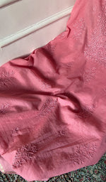 Load image into Gallery viewer, Women's Lakhnavi Handcrafted Mul Chanderi Unstitched Chikankari Full Suit Material - HONC0307425