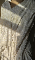 Load image into Gallery viewer, Women&#39;s Lakhnavi Handcrafted Pure Silk Georgette Chikankari - HONC0232425
