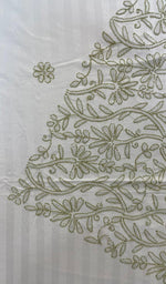 Load image into Gallery viewer, Lakhnavi Handcrafted Cotton Chikankari Bedsheet Set - HONC014776