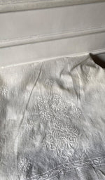 Load image into Gallery viewer, Eesha Women's Lucknowi Handcrafted Kota Cotton Chikankari Unstitched Kurta And Dupatta Set - HONC0348961