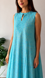 Cotton Chikankari Stitched Kurti Honc070212