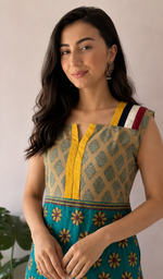 Cotton Chikankari Stitched Kurti Nc4980