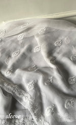 Load image into Gallery viewer, Laila Women's Lucknowi Handcrafted Faux-Georgette Chikankari Suit Material - HONC0319925