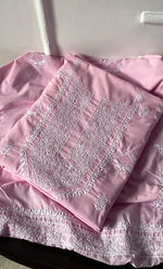 Load image into Gallery viewer, Women&#39;s Lakhnavi Handcrafted Unstitched Cotton Chikankari Suit Material - HONC0257113
