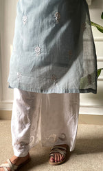 Load image into Gallery viewer, Women&#39;s Lakhnavi Handcrafted Kota Cotton Chikankari Kurti - HONC0306079
