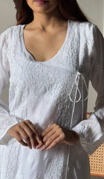 将图像加载到图库查看器中， Women&#39;s Lucknowi Handcrafted Cotton Angrakha - HONC0296959
