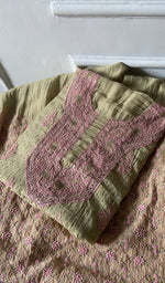 Load image into Gallery viewer, Women's Lakhnavi Handcrafted Mul Chanderi Unstitched Kurta And Dupatta Set - HONC0320356