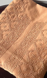 将图像加载到图库查看器中， Lucknowi Handcrafted Chanderi Silk Mens Chikankari Unstitched Kurta Fabric- HONC0327449
