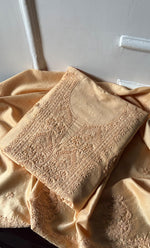 将图像加载到图库查看器中， Women's Lucknowi Handcrafted Chanderi Silk Chikankari Full Suit Material - HONC0322710