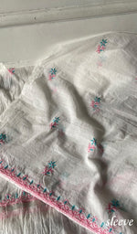 将图像加载到图库查看器中， Women's Lakhnavi Handcrafted Mul Chanderi Unstitched Kurta And Dupatta Set- HONC0366813