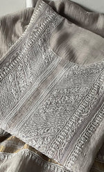 Load image into Gallery viewer, Women&#39;s Lakhnavi Handcrafted Mul Chanderi Semi - Stitched Kurta And Dupatta Set- HONC0282235
