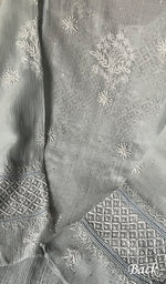 将图像加载到图库查看器中， Women&#39;s Lakhnavi Handcrafted Mul Chanderi Semi - Stitched Kurta And Dupatta Set - HONC0253364
