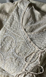 Load image into Gallery viewer, Women&#39;s Lakhnavi Handcrafted Mul Chanderi Semi - Stitched Kurta And Dupatta Set - HONC0298176
