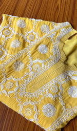 Load image into Gallery viewer, Women&#39;s Lucknowi Handcrafted Cotton Chikankari Kurti - HONC0301052
