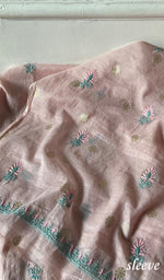 Load image into Gallery viewer, Women's Lakhnavi Handcrafted Chanderi Silk Unstitched Chikankari Full Suit - HONC0321899