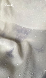 将图像加载到图库查看器中， Titli Women's Lakhnavi Handcrafted Unstitchd Mul Chanderi Kurta And Dupatta Set - HONC0330017