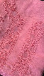 Load image into Gallery viewer, Lucknowi Handcrafted Munga Silk Chikankari Unstitched Men&#39;s Kurta Fabric - HONC017976
