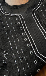 Load image into Gallery viewer, Fareeha Women&#39;s Lakhnavi Handcrafted Viscose Georgette Chikankari Kurti - HONC0221802
