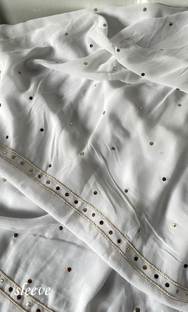 Women's Lucknowi Handcrafted Viscose Georgette Chikankari Kurta and Dupatta Set- HONC0328894