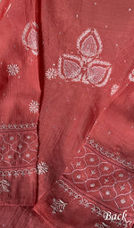 将图像加载到图库查看器中， Women&#39;s Lakhnavi Handcrafted Maheshwari  Mul Chanderi Semi - Stitched Kurta And Dupatta Set - HONC0253348
