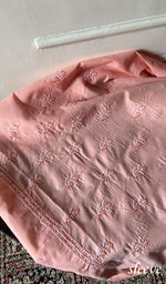 Load image into Gallery viewer, Women's Lakhnavi Handcrafted Unstitched Cotton Chikankari Suit Material - HONC0364003