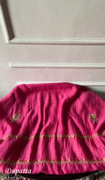 Load image into Gallery viewer, Women's Lakhnavi Handcrafted Chanderi Silk Unstitched Chikankari Full Suit - HONC0355234