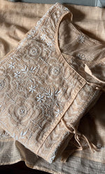 将图像加载到图库查看器中， Sehmat Women's Lakhnavi Handcrafted Kota Cotton Semi -Stitched Angrakha And Dupatta Set- HONC0301717